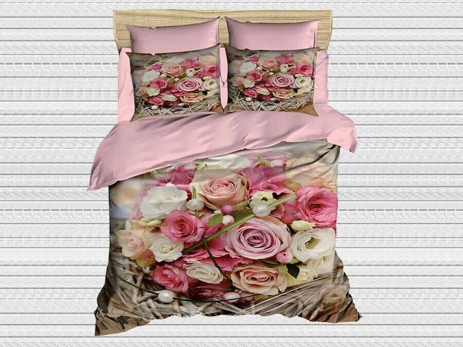  Best Class Digital Printed 3d Double Duvet Cover Set Bouquet