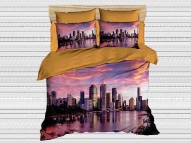 Best Class - Digital Printed 3d Double Duvet Cover Set City Best Class - Digital Printed 3d Double Duvet Cover Set City
