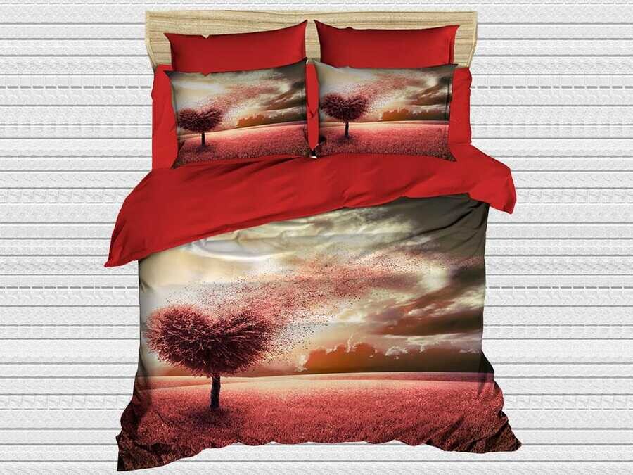 Best Class - Best Class Digital Printed 3d Double Duvet Cover Set Field Best Class - Best Class Digital Printed 3d Double Duvet Cover Set Field