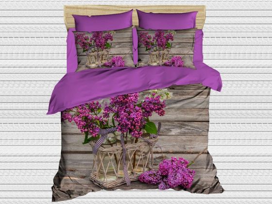 Digital Printed 3d Double Duvet Cover Set Floral