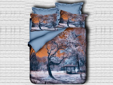 Best Class - Best Class Digital Printed 3d Double Duvet Cover Set Foliage Best Class - Best Class Digital Printed 3d Double Duvet Cover Set Foliage