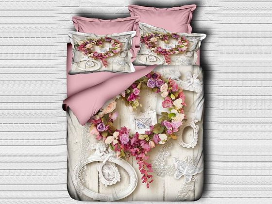 Digital Printed 3d Double Duvet Cover Set Frames