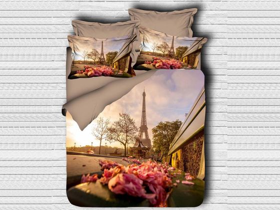 Digital Printed 3d Double Duvet Cover Set France