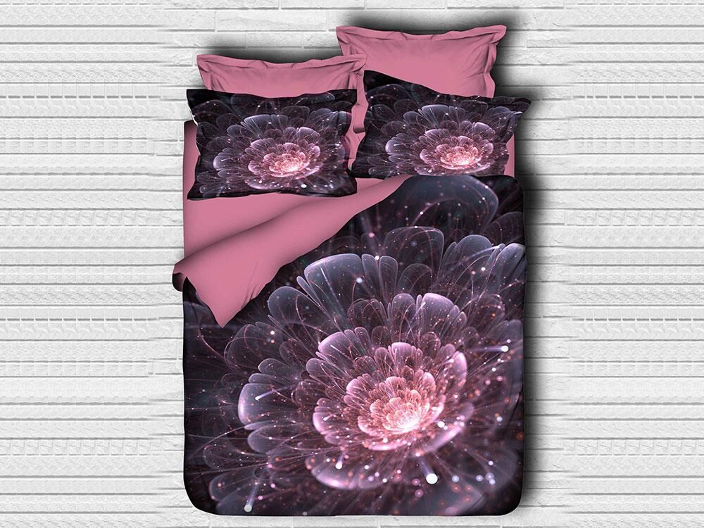 Digital Printed 3d Double Duvet Cover Set Galaxy 