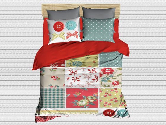 Digital Printed 3d Double Duvet Cover Set Handmade