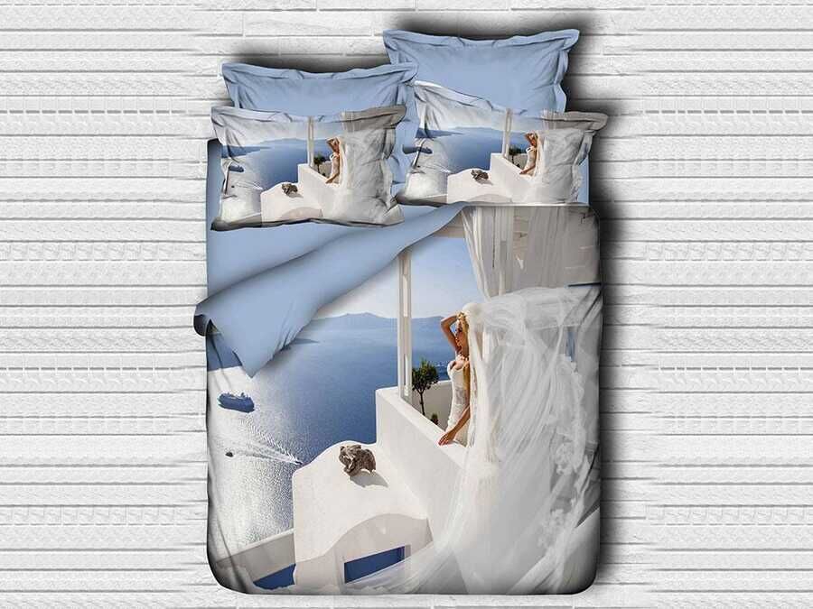 
Best Class Digital Printed 3d Double Duvet Cover Set Honeymoon