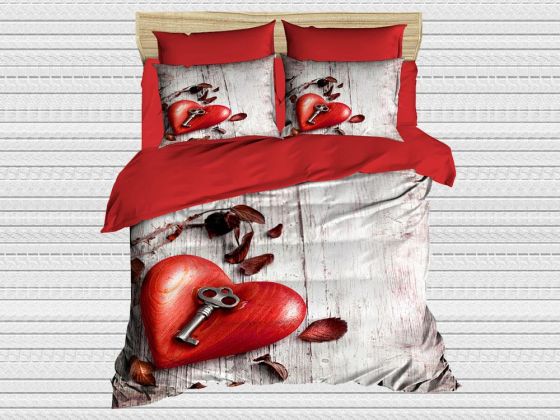 Digital Printed 3d Double Duvet Cover Set Key