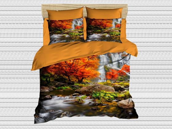 Digital Printed 3d Double Duvet Cover Set Linn