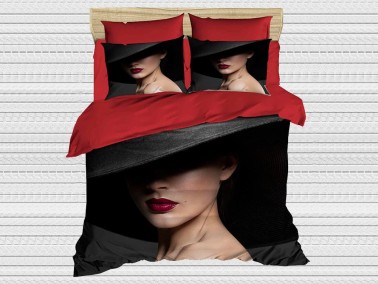 Best Class - Best Class Digital Printed 3d Double Duvet Cover Set Miss Secret Best Class - Best Class Digital Printed 3d Double Duvet Cover Set Miss Secret