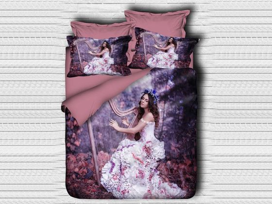 Digital Printed 3d Double Duvet Cover Set Music