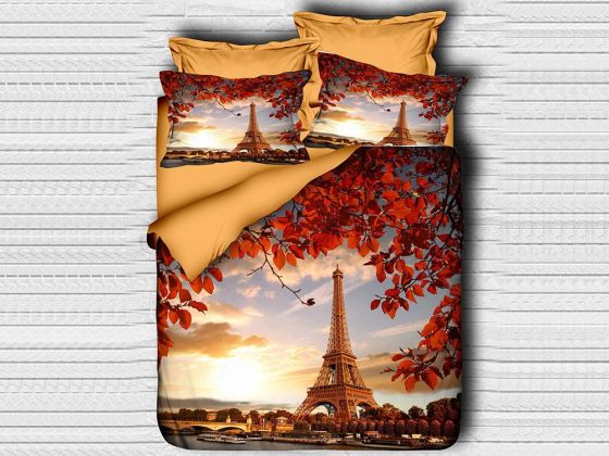  Best Class Digital Printed 3d Double Duvet Cover Set Paris