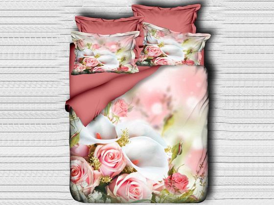 Digital Printed 3d Double Duvet Cover Set Polite