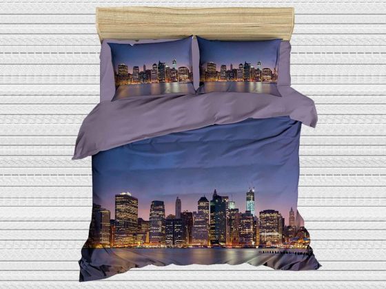 Digital Printed 3d Double Duvet Cover Set Sgiht