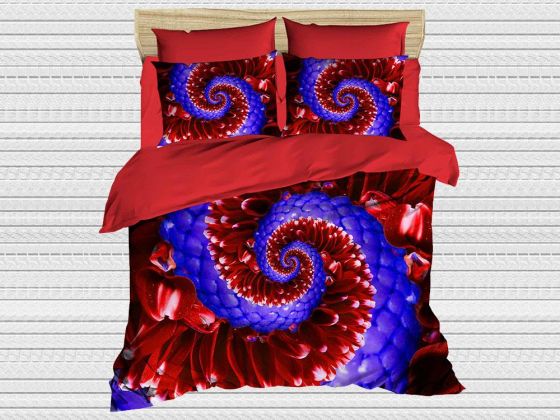 Digital Printed 3d Double Duvet Cover Set Sheet