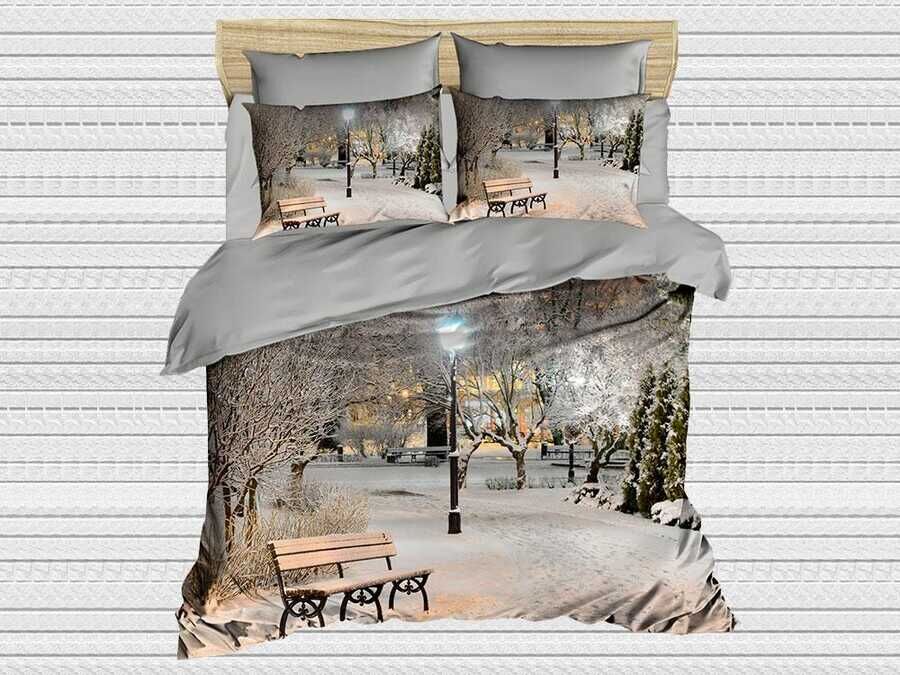  Best Class Digital Printed 3d Double Duvet Cover Set Snow