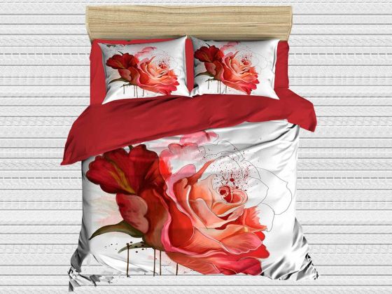 Digital Printed 3d Double Duvet Cover Set Spread