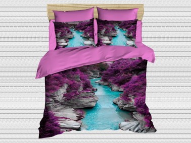 Best Class - Best Class Digital Printed 3d Double Duvet Cover Set Steam Best Class - Best Class Digital Printed 3d Double Duvet Cover Set Steam