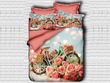 Best Class - Digital Printed 3d Double Duvet Cover Set Tiny Bike Best Class - Digital Printed 3d Double Duvet Cover Set Tiny Bike
