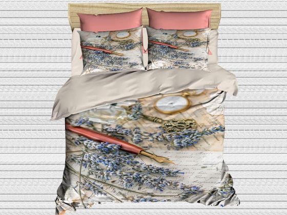 Digital Printed 3d Double Duvet Cover Set Traveler