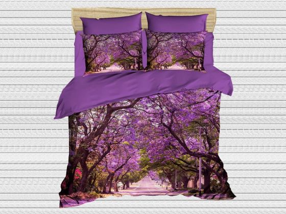 Digital Printed 3d Double Duvet Cover Set Vernal