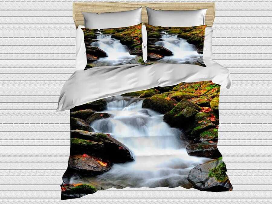  Best Class Digital Printed 3d Double Duvet Cover Set Waaterfall