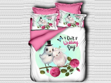 Best Class - Digital Printed 3d Double Duvet Cover Set Wedding Day Best Class - Digital Printed 3d Double Duvet Cover Set Wedding Day