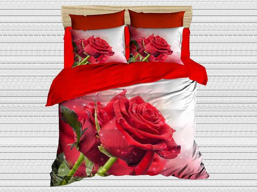 Digital Printed 3d Double Duvet Cover Set Adoration