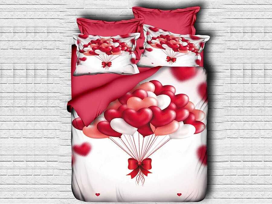 Digital Printed 3d Double Duvet Cover Set Amorous