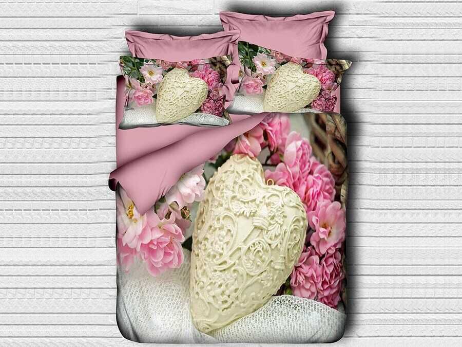 Digital Printed 3d Double Duvet Cover Set Amour