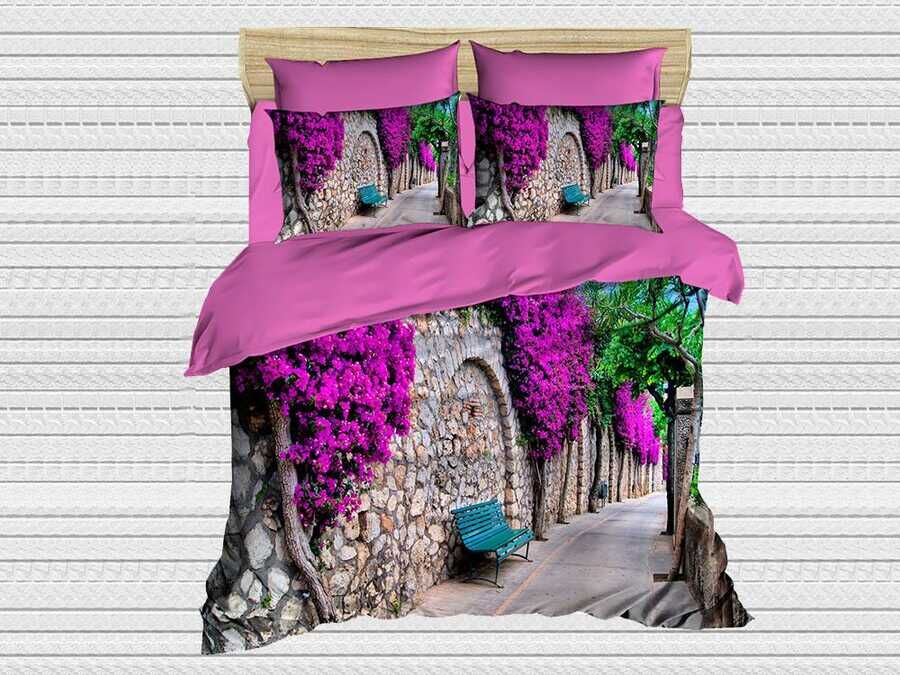 Digital Printed 3d Double Duvet Cover Set Beach