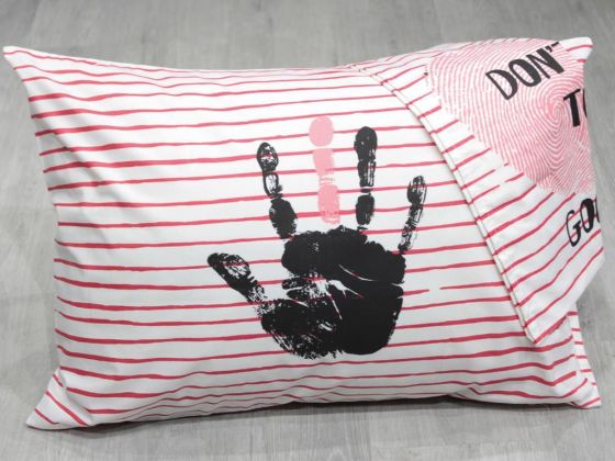 Black Hand 2 Pillow Cases