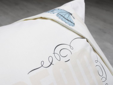 Blue Butterfly 2 Pillow Cases - Thumbnail