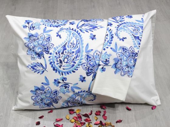 Blue Gardenia 2 Pillow Covers