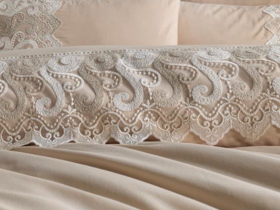 Buglem Duvet Cover French Lace Cappucino