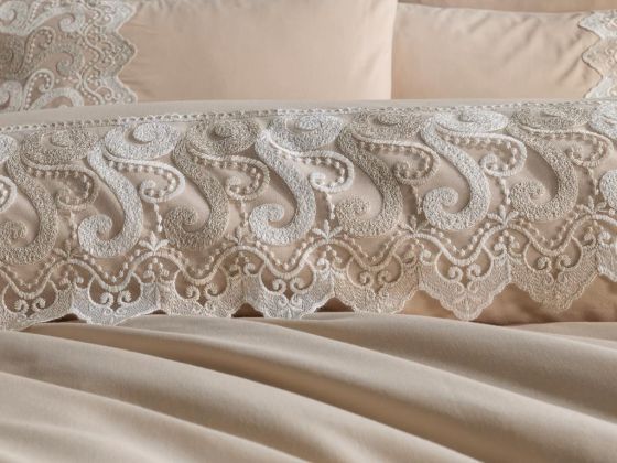 Buglem Duvet Cover French Lace Cappucino