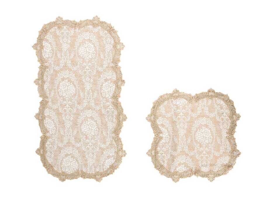 Buket French Laced 2 pcs Seat Closet Set - Thumbnail