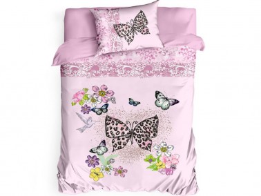 Butterfly Single Duvet Cover Set - Thumbnail