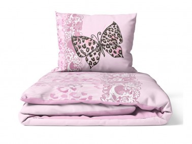 Butterfly Single Duvet Cover Set - Thumbnail