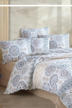 Çeyiz Diyarı - Cagla Ranforce Duvet Cover Set, Duvet Cover 200x220, Sheet 240x260, Double Size, King Size Çeyiz Diyarı - Cagla Ranforce Duvet Cover Set, Duvet Cover 200x220, Sheet 240x260, Double Size, King Size