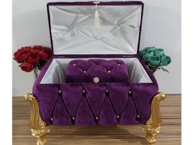 Carlota Split Square 2 Pack Dowry Chest Purple - Thumbnail