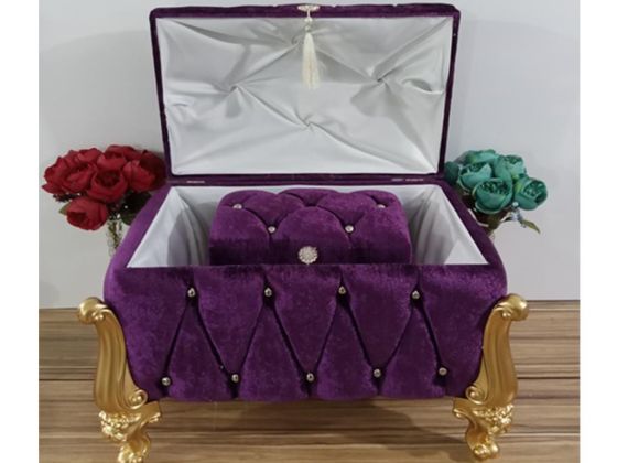 Carlota Split Square 2 Pack Dowry Chest Purple