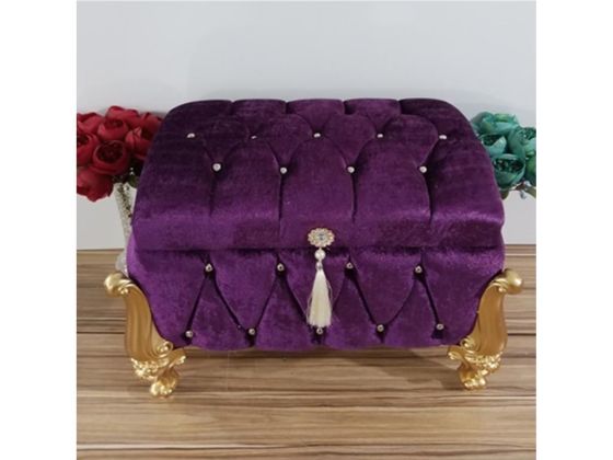 Carlota Split Square 2 Pack Dowry Chest Purple