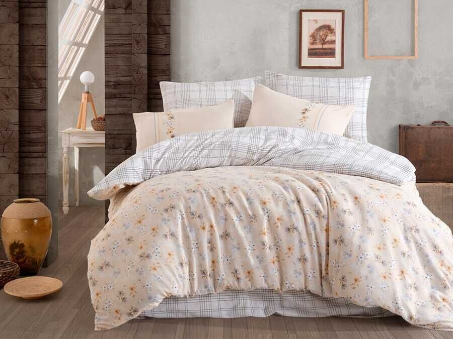 Dowry World - Carmen Double Pique Set Cream