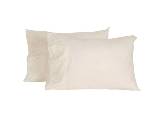  Dowry World 2-pack Lace Pillowcase
