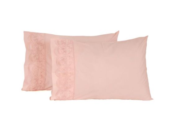  Dowry World 2-pack Lace Pillowcase
