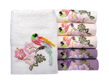 Dowry World 6 Pcs Afra Hand Face Towel Set - Thumbnail