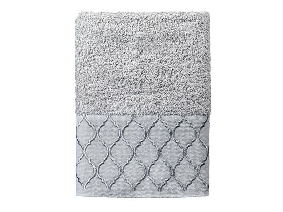 Dowry World 6 Ares Hand Face Towel Set Gray White