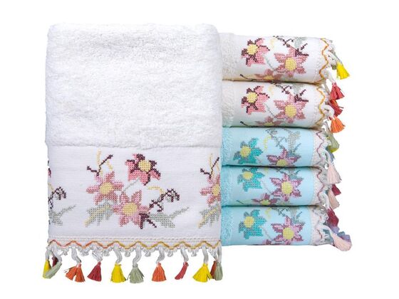 Dowry World 6 Diva Hand Face Towel Set