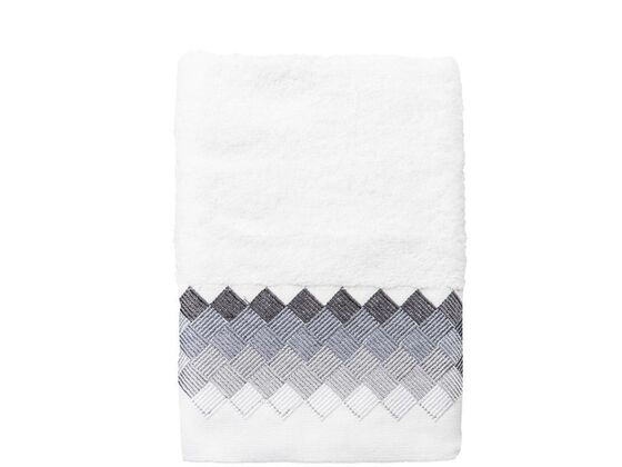 Dowry World 6 Hera Hand Face Towel Set Gray White