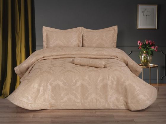 Dowry World Aceyla Double Bedspread Cappucino